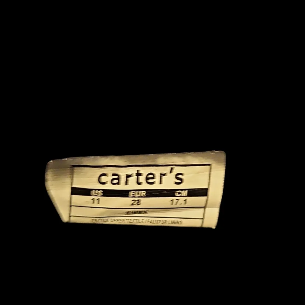 Carter's Black/Silver Boots